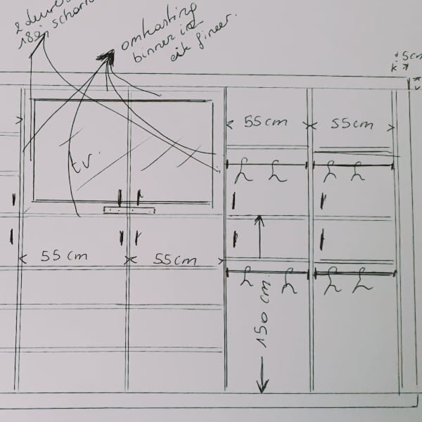 Schrijnwerkerij maatwerk met plan